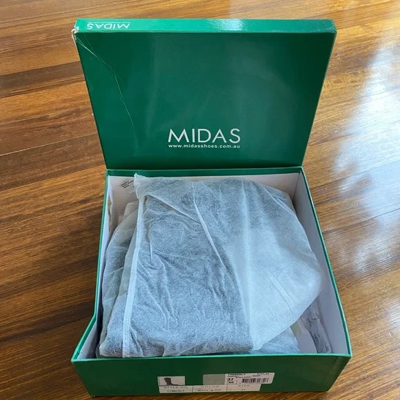 Midas Black Suede over the knee boots size 37 brand new - Picture 5 of 10